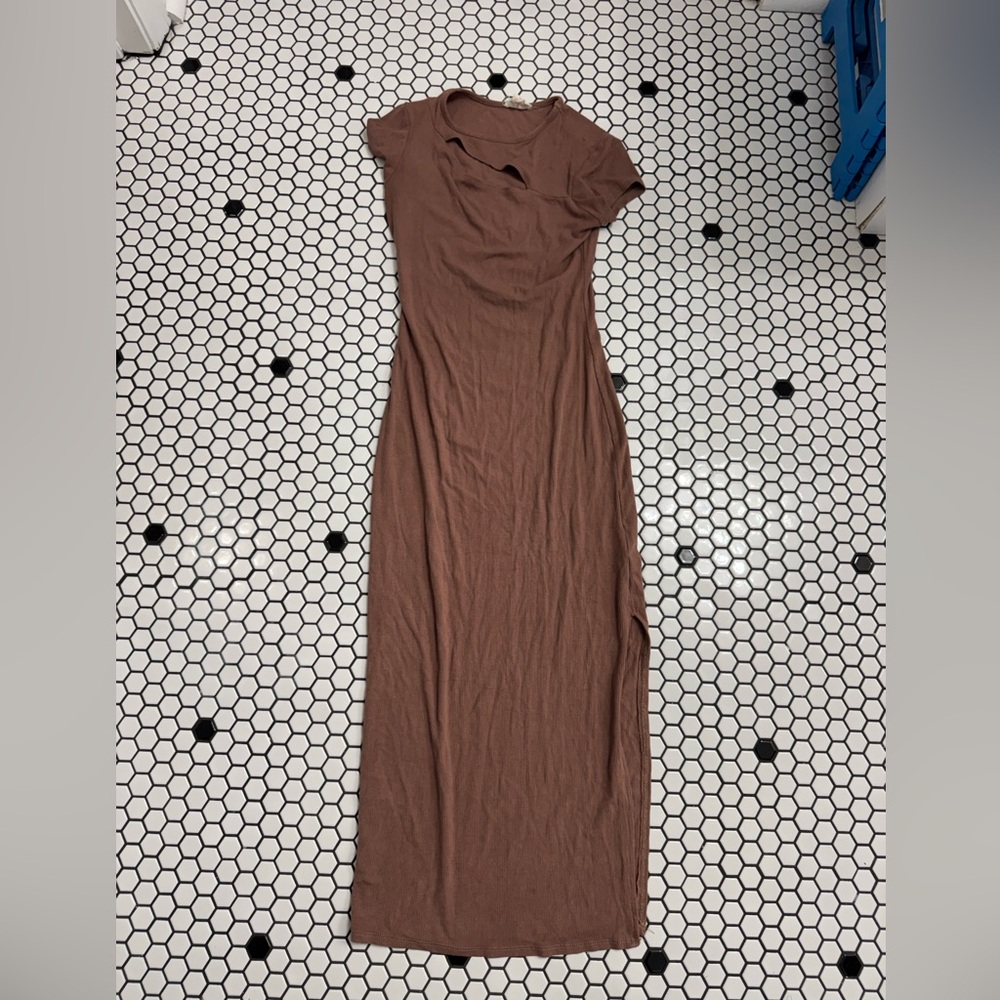 SYM Brown Maxi Dress size small